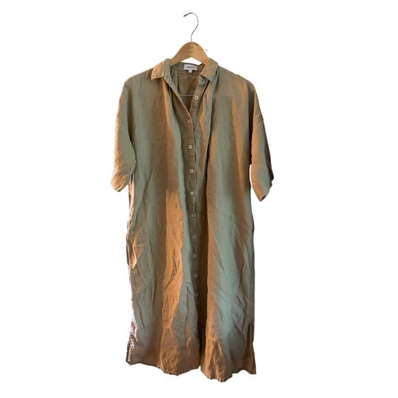 Monos linen dress sz M/L - Picture 3 of 7